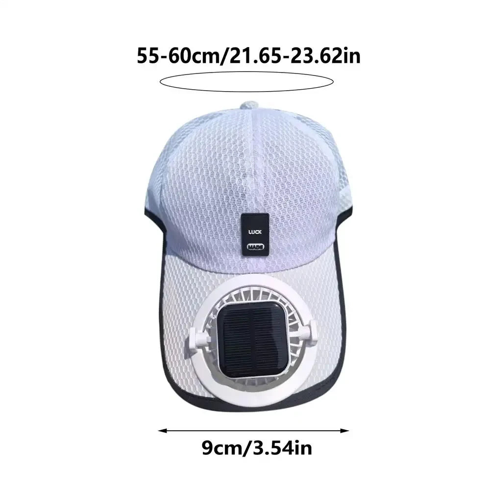 Solar Fan Baseball Hat
