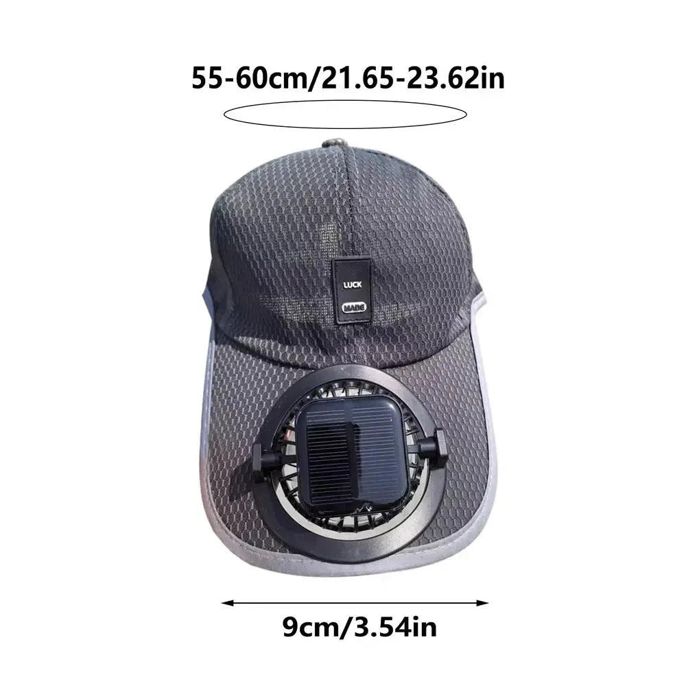 Solar Fan Baseball Hat