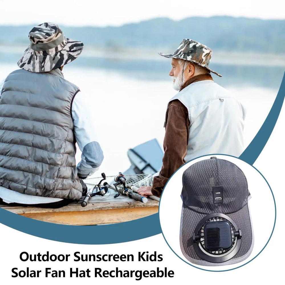 Solar Fan Baseball Hat