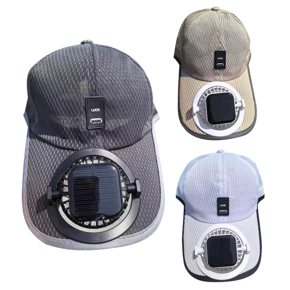 Solar Fan Baseball Hat