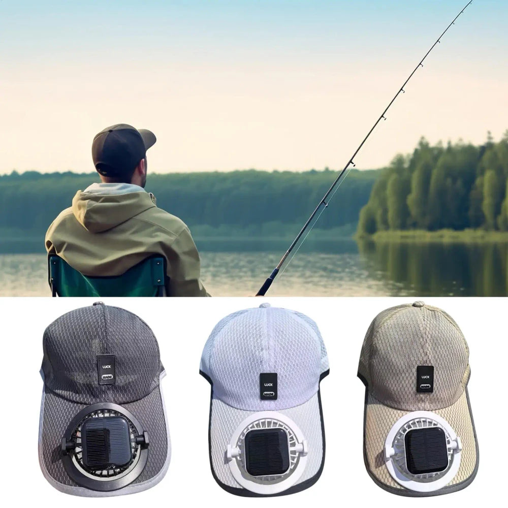 Solar Fan Baseball Hat