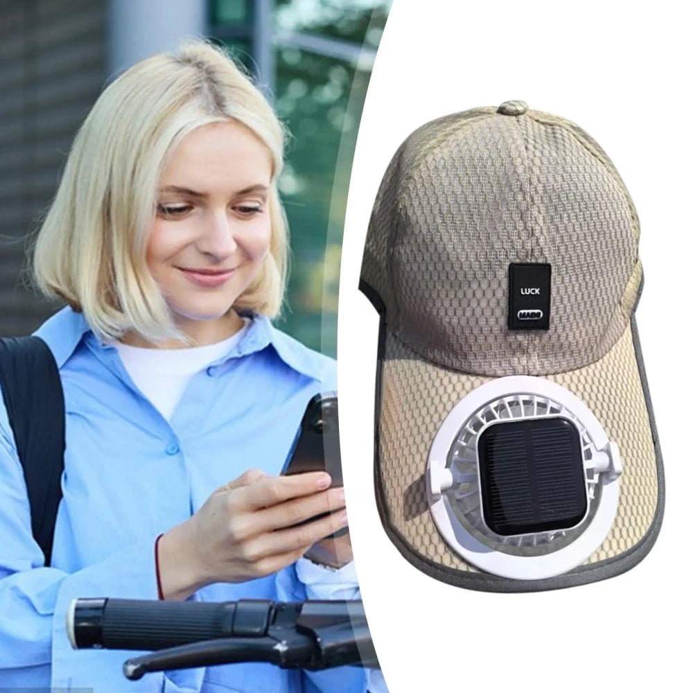 Solar Fan Baseball Hat