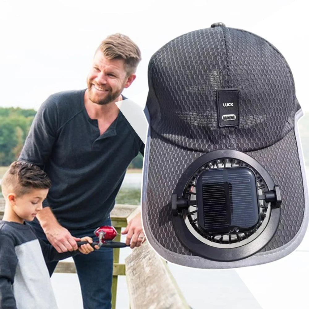 Solar Fan Baseball Hat